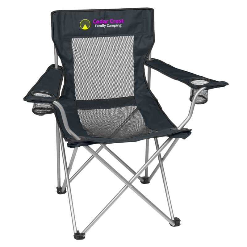 Mesh Folding Chair With Carrying Bag - 4