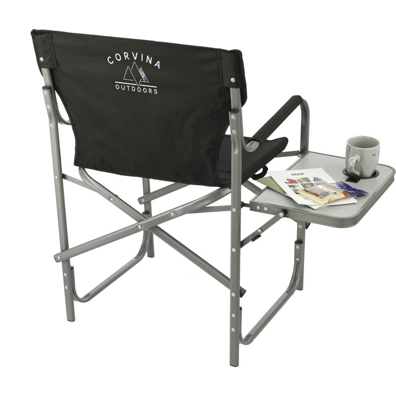 Director's Chair (300lb Capacity) with Side Table - 2