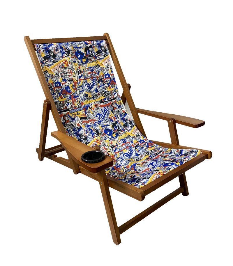 Wood Sling Chair (Full Color) - 1