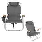 Portable-Beach-Chair-7076-1 Portable Beach Chair - 1