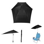50" Arc Spf 50 Chair Umbrella With 100% Rpet Canopy - 1