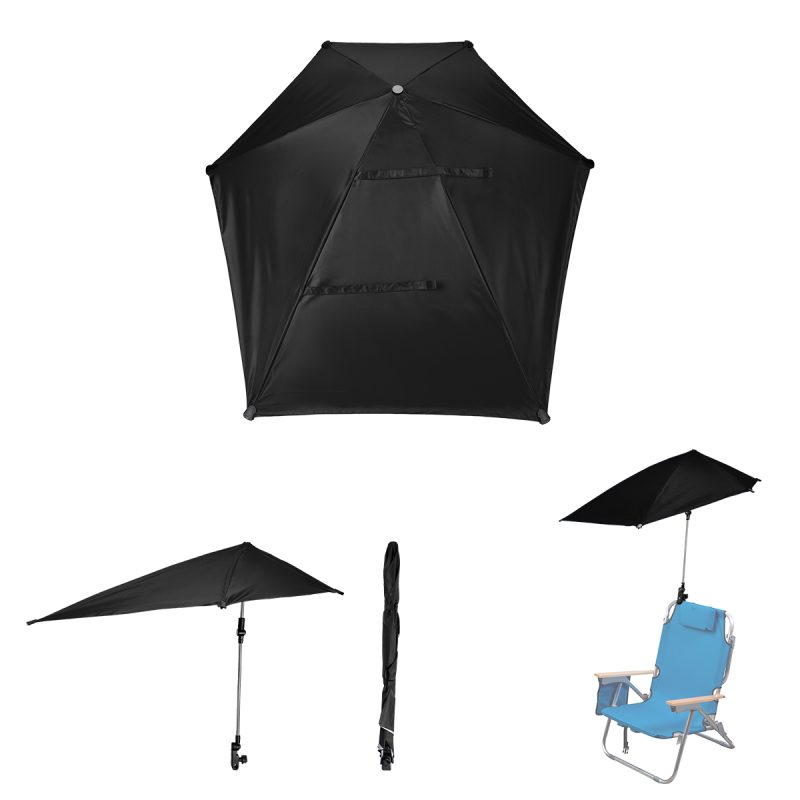 50" Arc Spf 50 Chair Umbrella With 100% Rpet Canopy - 1