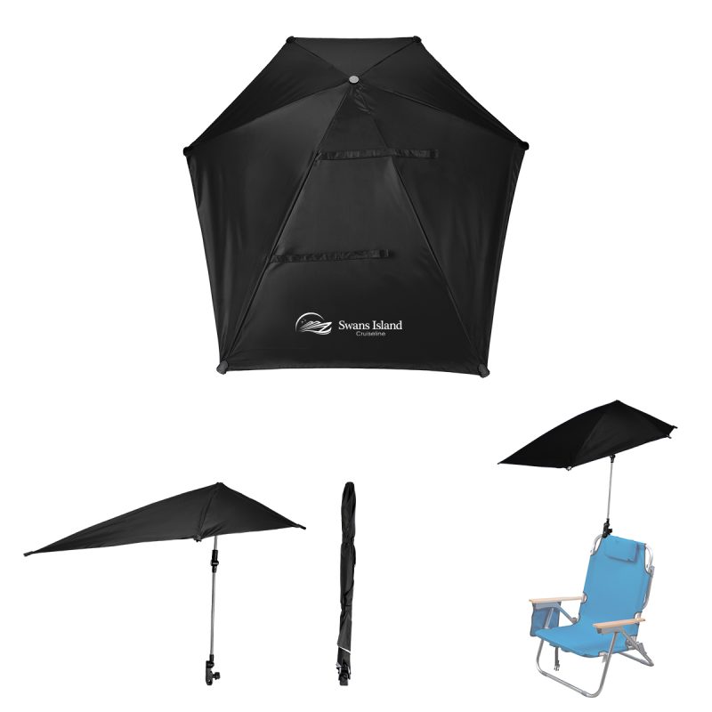 50" Arc Spf 50 Chair Umbrella With 100% Rpet Canopy - 3