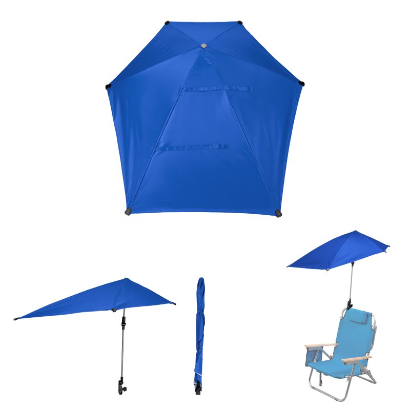 50" Arc Spf 50 Chair Umbrella With 100% Rpet Canopy - 5
