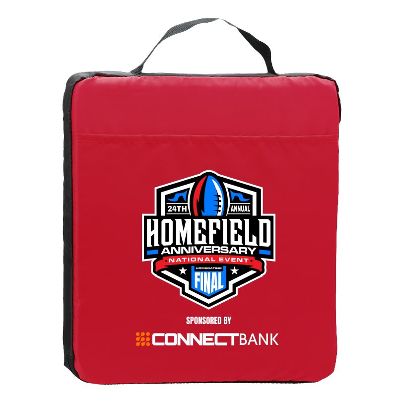 Garyline® 13.5" Fabric Stadium Cushion with Pocket - 1