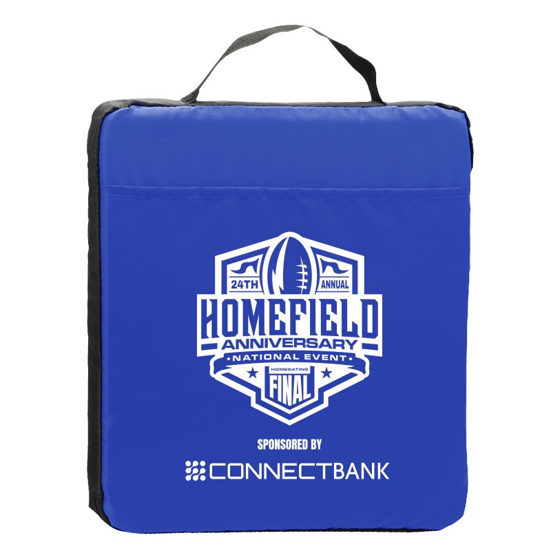 Garyline® 13.5" Fabric Stadium Cushion with Pocket - 2