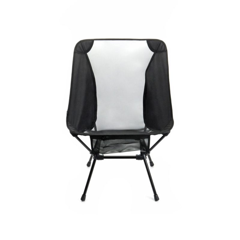 Campstead Recycled rPET Camping Chair w/ Storage Bag - Black - 1