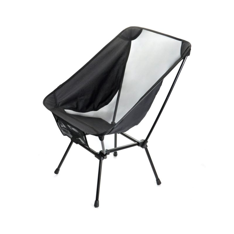 Campstead Recycled rPET Camping Chair w/ Storage Bag - Black - 2