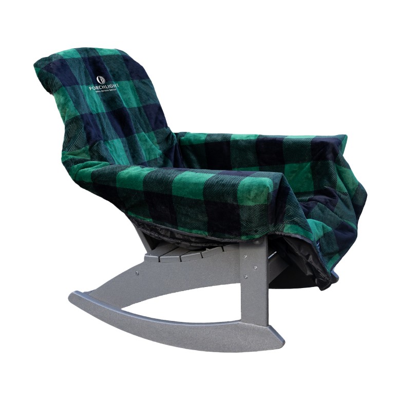 City-Bonfires-The-Chair-Blanket-Green-Plaid-103328-Q60 City Bonfires The Chair Blanket - Green Plaid