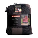 City Bonfires The Chair Blanket - Grey Plaid - 2