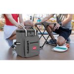 Cuisinart Outdoors Folding Chair Backpack Cooler - Medium Grey - 6