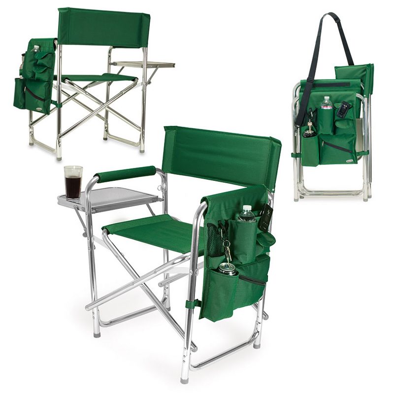 Sports Chair - Folding Chair w/Fold Out Table
