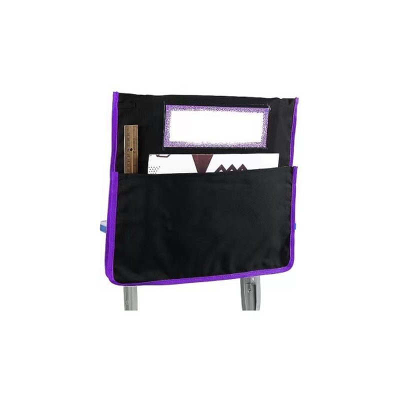 Classroom Chair Back Pocket With Name Tag - 4