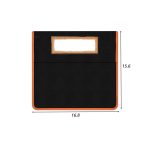 Classroom Chair Back Pocket With Name Tag - 6